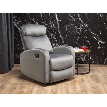 Relaxační křeslo WUNDIR šedá 1