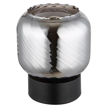 Stolní lampa XIA černá/kouřové sklo 2