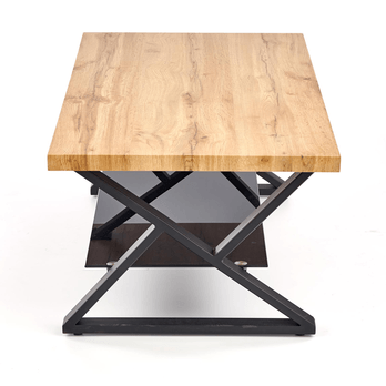 Konferenční stolek  XINO 2 přírodní/černá 2