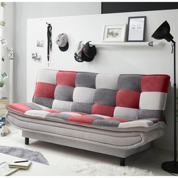 Pohovka  XOLA patchwork červená 1