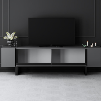 TV stolek YILDIZ antracitová/černá 6