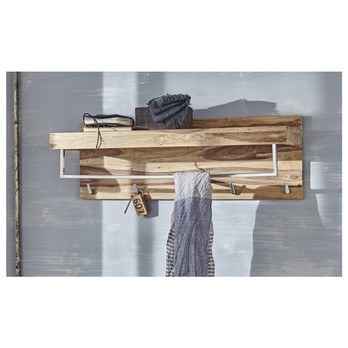Nástěnný věšák YOGA palisandr, šířka 90 cm 1