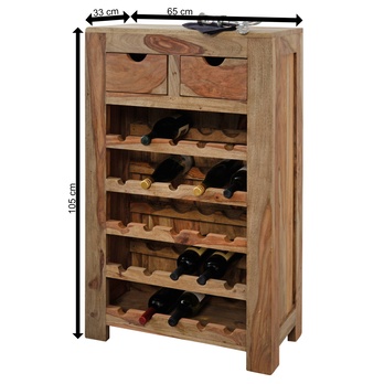 Vinotéka YOGA palisandr 3