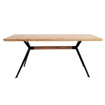 Jídelní stůl  YOGA přírodní palisandr/černá 2
