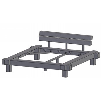 Postel YOGA palisandr, 180x200 cm 5