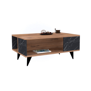 Konferenční stolek  YUKA dub/mramor 2
