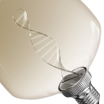Dekorativní LED žárovka Z59D01 E27, 3,5W, teplá bílá, hnědá 1