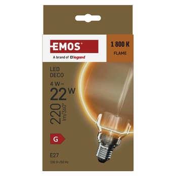 Dekorativní LED žárovka Z5BO11 E27, 4W, teplá bílá 3