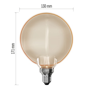 Dekorativní LED žárovka Z5BO11 E27, 4W, teplá bílá 6