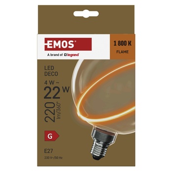 Dekorativní LED žárovka Z5CS11 E27, 4W, teplá bílá 3