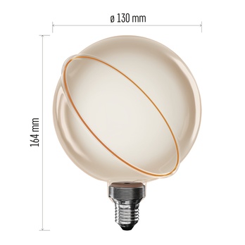 Dekorativní LED žárovka Z5CS11 E27, 4W, teplá bílá 6
