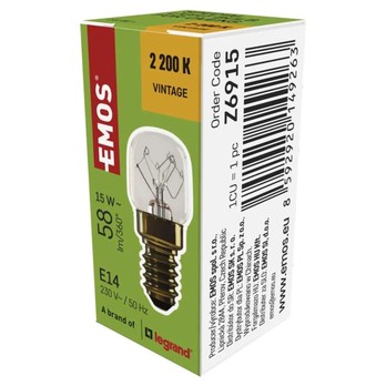 Žárovka do trouby Z6915 E14, 15W, teplá bílá 5