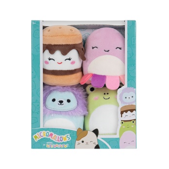 Hračka Micromallows ŽÁBA, CHOBOTNICE, LEV, SMORE sada 4 ks, 6 cm 5