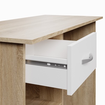 Psací stůl ZAFAR dub sonoma/bílá 3