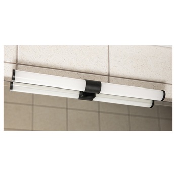 Koupelnové nástěnné LED svítidlo ZAIN černá, šířka 40 cm 1