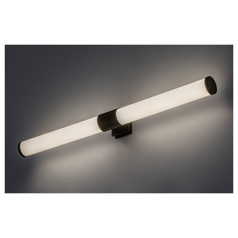 Koupelnové nástěnné LED svítidlo ZAIN černá, šířka 40 cm 2