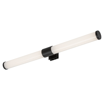 Koupelnové nástěnné LED svítidlo ZAIN černá, šířka 40 cm 3