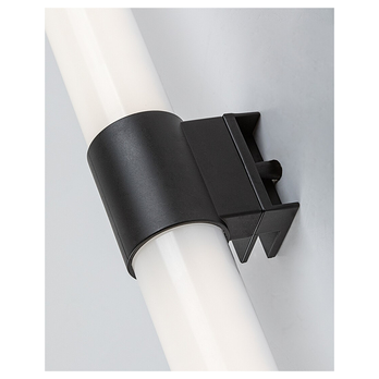 Koupelnové nástěnné LED svítidlo ZAIN černá, šířka 60 cm 3