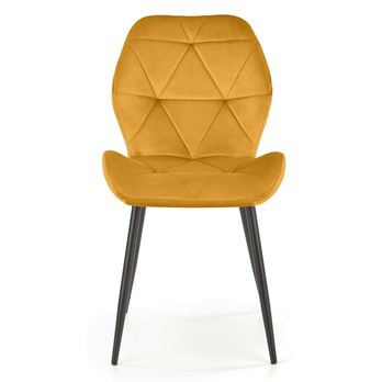 Jídelní židle ZAKIA hořčicová 1