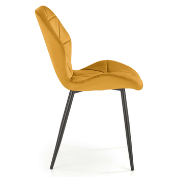 Jídelní židle ZAKIA hořčicová 2