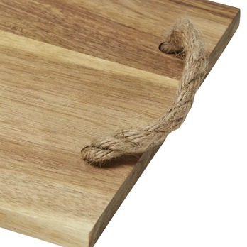 Servírovací podnos ZANE akácie, šířka 40 cm 3