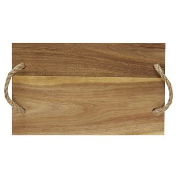 Servírovací podnos ZANE akácie, šířka 40 cm 4