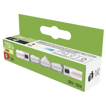 ECO halogenová žárovka ZE0102 R7s, 120W, teplá bílá 3