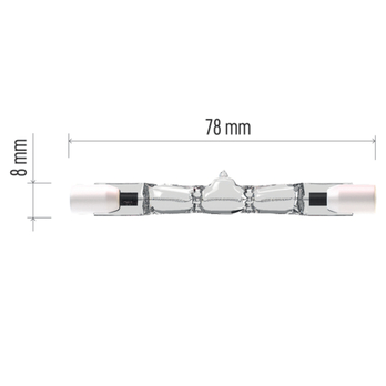ECO halogenová žárovka ZE0102 R7s, 120W, teplá bílá 5
