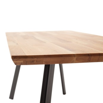 Jídelní stůl ZEBALLOS dub, šířka 120 cm 5