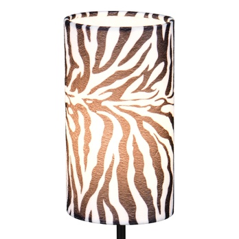 Stolní lampa ZEBARA černobílá 2