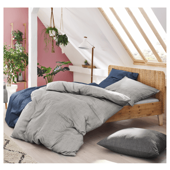 Povlečení 2v1 ZEITGEIST 4670 tmavě modrá, 70x90 a 140x200 cm 1