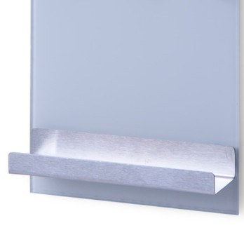 Věšák na klíče ZELLER sklo/nerez 3