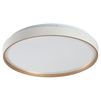 Stropní svítidlo ZERAVA bílá/zlatá, průměr 38 cm 2