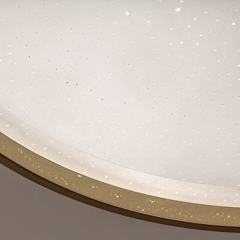 Stropní svítidlo ZERAVA bílá/zlatá, průměr 38 cm 5