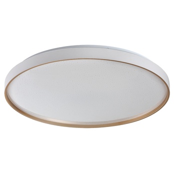 Stropní svítidlo ZERAVA bílá/zlatá, průměr 58 cm 2
