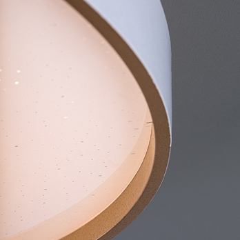 Stropní svítidlo ZERAVA bílá/zlatá, průměr 58 cm 7