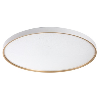 Stropní svítidlo ZERAVA bílá/zlatá, průměr 77 cm 2