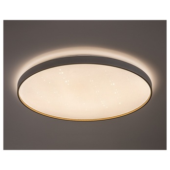 Stropní svítidlo ZERAVA bílá/zlatá, průměr 77 cm 5