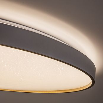 Stropní svítidlo ZERAVA bílá/zlatá, průměr 77 cm 7