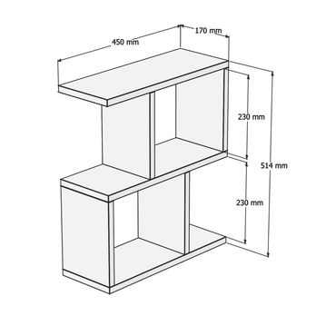 Přístavný stolek ZET ořech 3