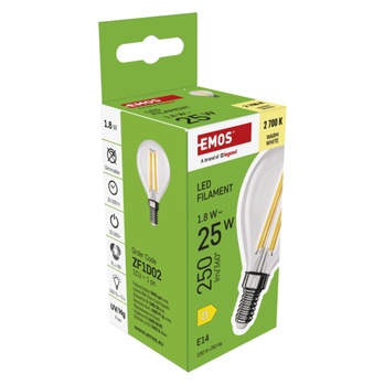 LED žárovka filament ZF1D02 E14, 1,8W, teplá bílá 5