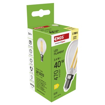 LED žárovka filament ZF1D22 E14, 3,4W, teplá bílá 5