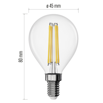 LED žárovka filament ZF1D22 E14, 3,4W, teplá bílá 8