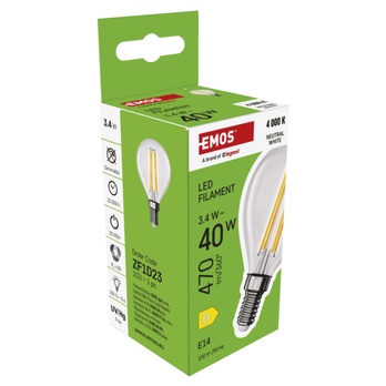 LED žárovka filament ZF1D23 E14, 3,4W, neutrální bílá 5