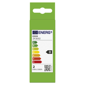 LED žárovka filament ZF3D02 E14, 1,8W, teplá bílá 6