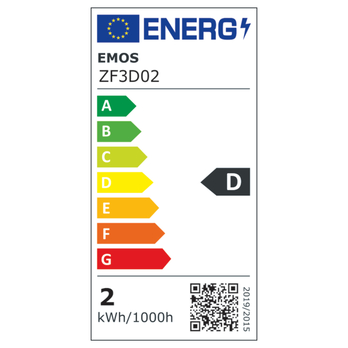 LED žárovka filament ZF3D02 E14, 1,8W, teplá bílá 7