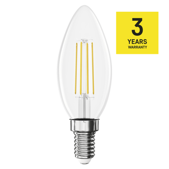 LED žárovka filament  ZF3D23 E14, 3,4W, neutrální bílá 1
