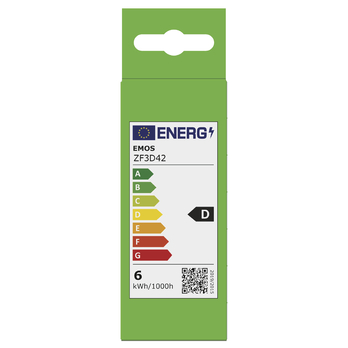 LED žárovka filament ZF3D42 E14, 5,9W, teplá bílá 6