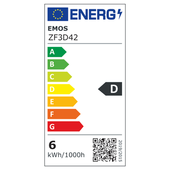 LED žárovka filament ZF3D42 E14, 5,9W, teplá bílá 7