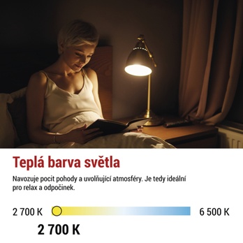 LED žárovka filament ZF5D22 E27, 3,4W, teplá bílá 2